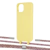 Чехол Upex Alter Eyelets for iPhone 13 mini Daffodil with Twine Mulberry and Fausset Silver (UP108400)