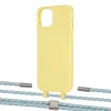 Чохол Upex Alter Eyelets for iPhone 13 mini Daffodil with Twine Turquoise and Fausset Silver (UP108404)