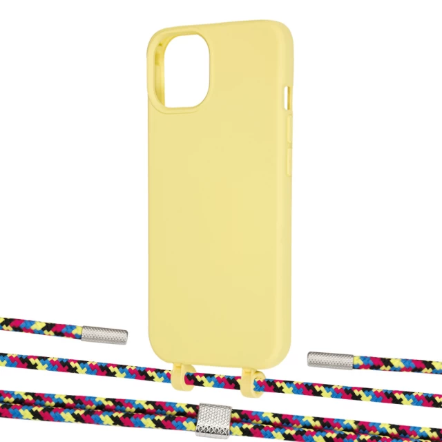 Чехол Upex Alter Eyelets for iPhone 13 mini Daffodil with Twine Critical Camouflage and Fausset Silver (UP108406)