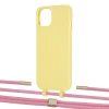 Чохол Upex Alter Eyelets for iPhone 13 mini Daffodil with Twine Coral and Fausset Gold (UP108410)