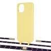 Чохол Upex Alter Eyelets for iPhone 13 mini Daffodil with Twine Blue Marine and Fausset Gold (UP108422)