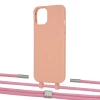 Чехол Upex Alter Eyelets for iPhone 13 mini Tangerine with Twine Coral and Fausset Silver (UP108444)