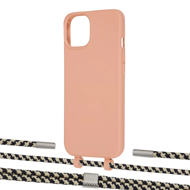 Чехол Upex Alter Eyelets for iPhone 13 mini Tangerine with Twine Copper and Fausset Silver (UP108453)