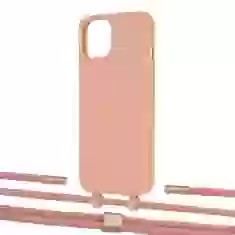 Чохол Upex Alter Eyelets for iPhone 13 mini Tangerine with Twine Cantaloupe and Fausset Gold (UP108463)