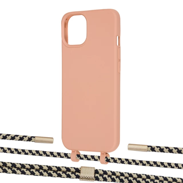 Чохол Upex Alter Eyelets for iPhone 13 mini Tangerine with Twine Copper and Fausset Gold (UP108470)