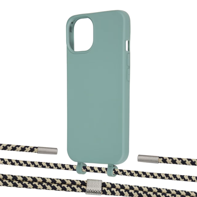 Чохол Upex Alter Eyelets for iPhone 13 mini Basil with Twine Copper and Fausset Silver (UP108504)