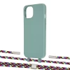 Чехол Upex Alter Eyelets for iPhone 13 mini Basil with Twine Critical Camouflage and Fausset Silver (UP108508)