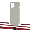 Чохол Upex Alter Eyelets for iPhone 13 mini Anchor with Twine Red and Fausset Matte Black (UP108530)