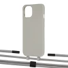 Чохол Upex Alter Eyelets for iPhone 13 mini Anchor with Twine Gray and Fausset Matte Black (UP108534)