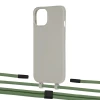 Чохол Upex Alter Eyelets for iPhone 13 mini Anchor with Twine Mint and Fausset Matte Black (UP108535)