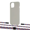 Чохол Upex Alter Eyelets for iPhone 13 mini Anchor with Twine Blue Sunset and Fausset Matte Black (UP108539)