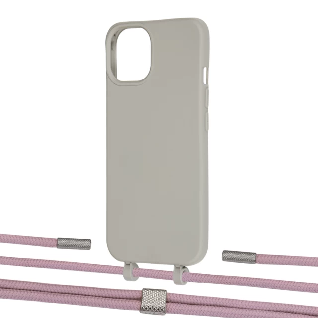 Чехол Upex Alter Eyelets for iPhone 13 mini Anchor with Twine Rose Gold and Fausset Silver (UP108545)