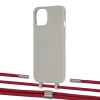 Чехол Upex Alter Eyelets for iPhone 13 mini Anchor with Twine Red and Fausset Silver (UP108547)