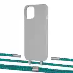 Чохол Upex Alter Eyelets for iPhone 13 mini Anchor with Twine Cyan and Fausset Silver (UP108554)