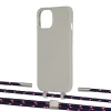 Чехол Upex Alter Eyelets for iPhone 13 mini Anchor with Twine Blue Marine and Fausset Silver (UP108558)