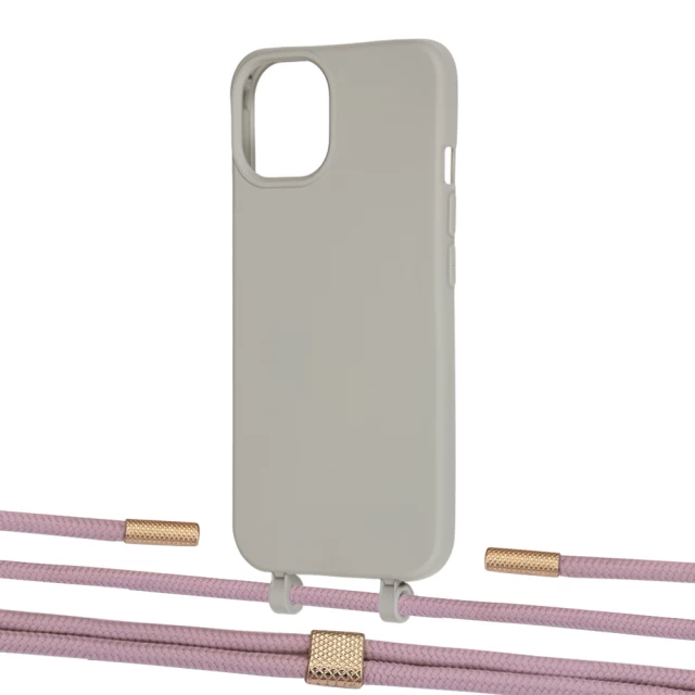 Чохол Upex Alter Eyelets for iPhone 13 mini Anchor with Twine Rose Gold and Fausset Gold (UP108562)