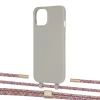 Чехол Upex Alter Eyelets for iPhone 13 mini Anchor with Twine Mulberry and Fausset Gold (UP108570)