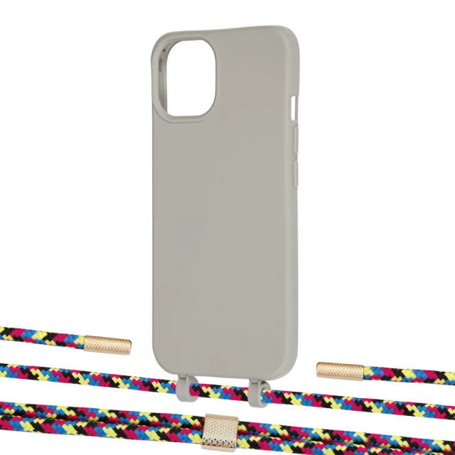 Чохол Upex Alter Eyelets for iPhone 13 mini Anchor with Twine Critical Camouflage and Fausset Gold (UP108576)
