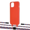 Чехол Upex Alter Eyelets for iPhone 13 Red with Twine Blue Sunset and Fausset Matte Black (UP108641)