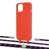 Чохол Upex Alter Eyelets for iPhone 13 Red with Twine Blue Marine and Fausset Silver (UP108660)