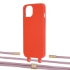 Чохол Upex Alter Eyelets for iPhone 13 Red with Twine Rose Gold and Fausset Gold (UP108664)