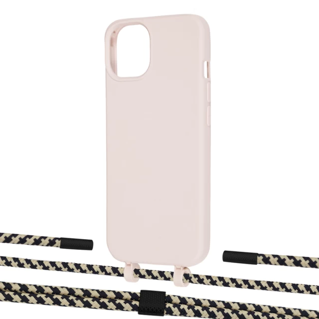 Чехол Upex Alter Eyelets for iPhone 13 Crepe with Twine Copper and Fausset Matte Black (UP108691)