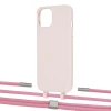 Чехол Upex Alter Eyelets for iPhone 13 Crepe with Twine Coral and Fausset Silver (UP108699)