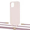 Чохол Upex Alter Eyelets for iPhone 13 Crepe with Twine Rose Gold and Fausset Gold (UP108715)