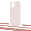 Чехол Upex Alter Eyelets for iPhone 13 Crepe with Twine Cantaloupe and Fausset Gold (UP108718)