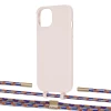 Чехол Upex Alter Eyelets for iPhone 13 Crepe with Twine Blue Sunset and Fausset Gold (UP108726)