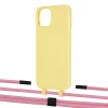 Чохол Upex Alter Eyelets for iPhone 13 Daffodil with Twine Coral and Fausset Matte Black (UP108733)