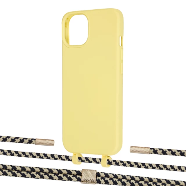 Чехол Upex Alter Eyelets for iPhone 13 Daffodil with Twine Copper and Fausset Gold (UP108776)