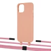 Чехол Upex Alter Eyelets for iPhone 13 Tangerine with Twine Coral and Fausset Matte Black (UP108784)