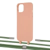 Чохол Upex Alter Eyelets for iPhone 13 Tangerine with Twine Mint and Fausset Silver (UP108807)