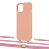 Чохол Upex Alter Eyelets for iPhone 13 Tangerine with Twine Coral and Fausset Gold (UP108818)