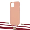 Чохол Upex Alter Eyelets for iPhone 13 Tangerine with Twine Red and Fausset Gold (UP108819)