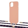 Чохол Upex Alter Eyelets for iPhone 13 Tangerine with Twine Blue Marine and Fausset Gold (UP108830)