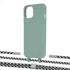 Чохол Upex Alter Eyelets for iPhone 13 Basil with Twine Copper and Fausset Silver (UP108861)