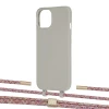 Чохол Upex Alter Eyelets for iPhone 13 Anchor with Twine Mulberry and Fausset Gold (UP108927)