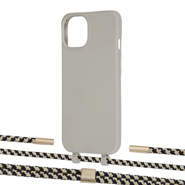 Чохол Upex Alter Eyelets for iPhone 13 Anchor with Twine Copper and Fausset Gold (UP108929)