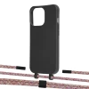 Чохол Upex Alter Eyelets for iPhone 13 Pro Onyx with Twine Mulberry and Fausset Matte Black (UP108944)