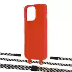 Чохол Upex Alter Eyelets for iPhone 13 Pro Red with Twine Copper and Fausset Matte Black (UP108997)