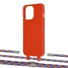 Чохол Upex Alter Eyelets for iPhone 13 Pro Red with Twine Blue Sunset and Fausset Silver (UP109015)