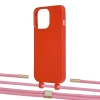 Чохол Upex Alter Eyelets for iPhone 13 Pro Red with Twine Coral and Fausset Gold (UP109022)