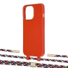 Чохол Upex Alter Eyelets for iPhone 13 Pro Red with Twine Critical Camouflage and Fausset Gold (UP109035)