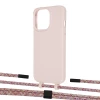 Чехол Upex Alter Eyelets for iPhone 13 Pro Crepe with Twine Mulberry and Fausset Matte Black (UP109046)