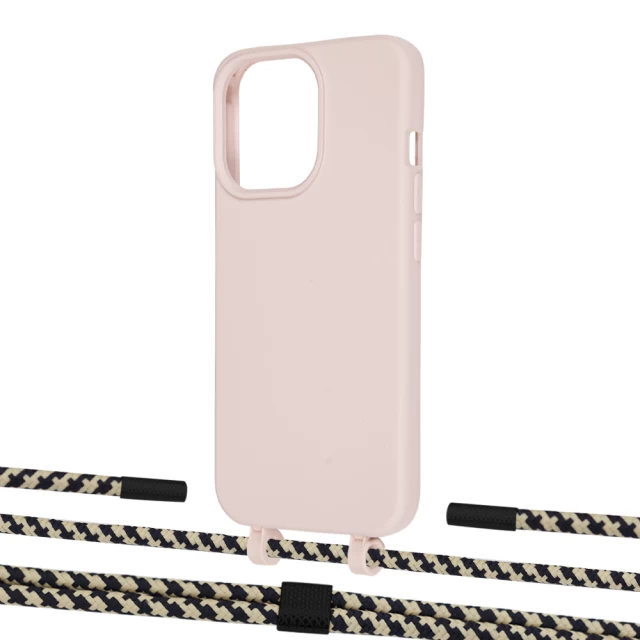 Чохол Upex Alter Eyelets for iPhone 13 Pro Crepe with Twine Copper and Fausset Matte Black (UP109048)