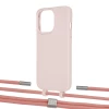 Чохол Upex Alter Eyelets for iPhone 13 Pro Crepe with Twine Cantaloupe and Fausset Silver (UP109058)