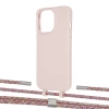 Чохол Upex Alter Eyelets for iPhone 13 Pro Crepe with Twine Mulberry and Fausset Silver (UP109063)