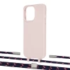 Чохол Upex Alter Eyelets for iPhone 13 Pro Crepe with Twine Blue Marine and Fausset Silver (UP109068)